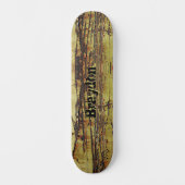 Hinzufügen von Namen oder Initialen Rusty Metal Lo Skateboard (Vorderseite)