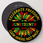 Hinzufügen von Namen Text bearbeiten Juneteenth So Button (Vorne & Hinten)