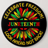 Hinzufügen von Namen Text bearbeiten Juneteenth So Button (Vorderseite)