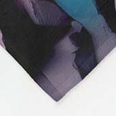 Hinzufügen von Namenstext, 3D-Regenbogen-Drache, R Fleecedecke (Ecke)