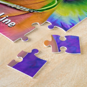 Hinzufügen von Namenstext, Boxer-Hund Adorable-Aug Puzzle (Seite)