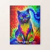 Hinzufügen von Namenstext Die Essenz des Abstrakte Puzzle (Vertikal)