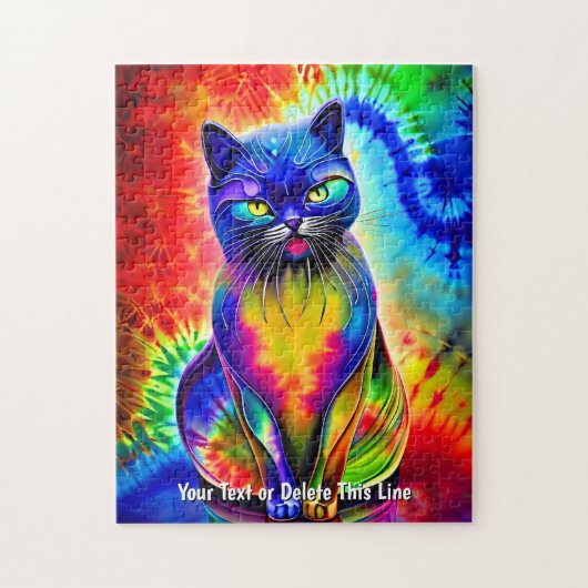 Hinzufügen von Namenstext Die Essenz des Abstrakte Puzzle (Vertikal)