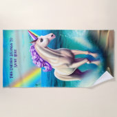 Hinzufügen von Namenstext, Einfärben in Wellen, Bl Strandtuch (Vorderseite)