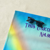 Hinzufügen von Namenstext, Einfärben in Wellen, Bl Strandtuch (Beispiel)