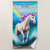 Hinzufügen von Namenstext, Einfärben in Wellen, Bl Strandtuch (Vorderseite)