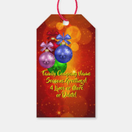 Hinzufügen von Namenstext-Matching Weihnachten Geschenkanhänger