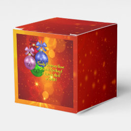 Hinzufügen von Namenstext-Matching Weihnachten Geschenkschachtel