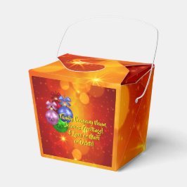 Hinzufügen von Namenstext-Matching Weihnachten Geschenkschachtel