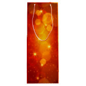 Hinzufügen von Namenstext-Matching Weihnachten Geschenktüte Für Weinflaschen (Rückseite)