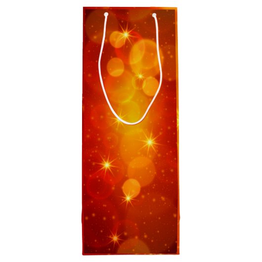 Hinzufügen von Namenstext-Matching Weihnachten Geschenktüte Für Weinflaschen (Rückseite)