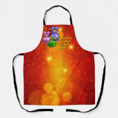 Hinzufügen von Namenstext-Matching Weihnachten Schürze (Vorderseite)