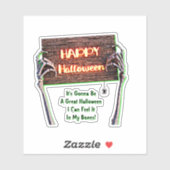 Hinzufügen von Namenstext, Skeleton-Arm-Hands mit Aufkleber (Blatt)