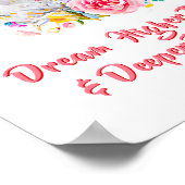 Hinzufügen von Namenstext, Weicher Schwung mit ros Poster (Ecke)