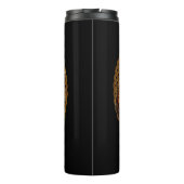 Hinzufügen von Namenstext, Zurücksetzen des braune Thermosbecher (Rückseite)