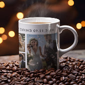 Hinzufügen von personalisierbaren Hochzeitstext fü Kaffeetasse