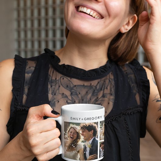 Hinzufügen von personalisierbaren Hochzeitstext fü Kaffeetasse
