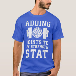 Hinzufügen von Punkten zu meinem Festigkeitsstatus T-Shirt
