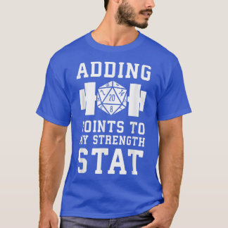 Hinzufügen von Punkten zu meinem Festigkeitsstatus T-Shirt