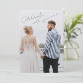 Hinzufügen von QR-Code-Einladung für Fotobeteiligu Einladung (Stehend Vorderseite)