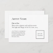 Hinzufügen von QR-Code-Kunst Anzeigen von Karten (Vorne/Hinten)