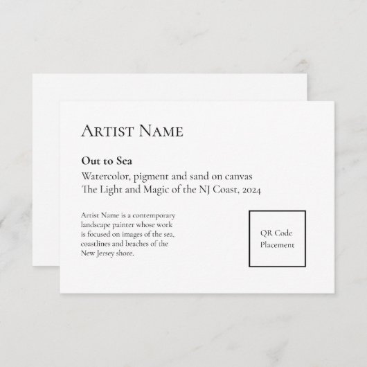 Hinzufügen von QR-Code-Kunst Anzeigen von Karten (Vorne/Hinten)