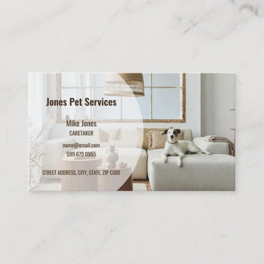 Hinzufügen von QR-Code-Visitenkarten für FotoPet Visitenkarte (Vorderseite)