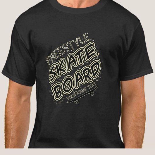 Hinzufügen von Skate-Motherboard zum Angeben von S T-Shirt