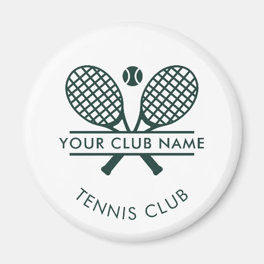 Hinzufügen von Teammitgliedern zum Tennisklub Magnet (Vorne)