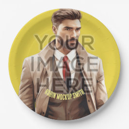 Hinzufügen von Tellern für Personalisiertes benutz Pappteller