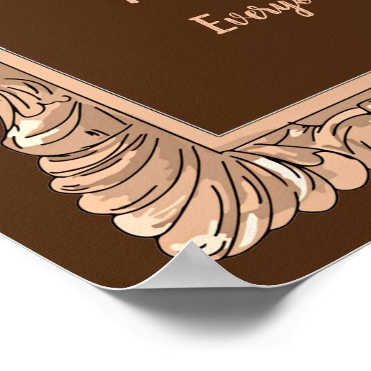 Hinzufügen von Text ändern, den sie Regeln antike  Poster (Ecke)