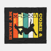 Hinzufügen von Text ändern und Skate mit meinem Na Fleecedecke (Vorderseite (Horizontal))