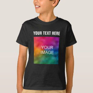 Hinzufügen von Text Hochladen von Boys für Fotovor T-Shirt