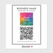 Hinzufügen von Text-QR-Code Benutzerdefiniertes Up Aufkleber (Blatt)