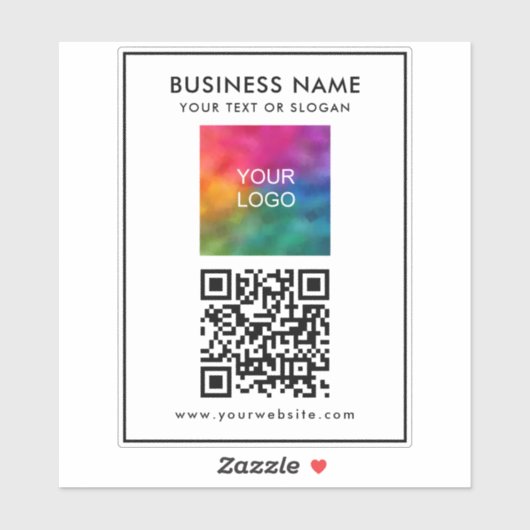 Hinzufügen von Text-QR-Code Benutzerdefiniertes Up Aufkleber (Blatt)