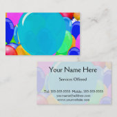 Hinzufügen von Text zu Ballon Visitenkarte (Vorne/Hinten)