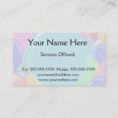 Hinzufügen von Text zu Ballon Visitenkarte (Rückseite)