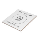 Hinzufügen von Text zum Hochladen Ihres Firmenlogo Fliese (Seite)