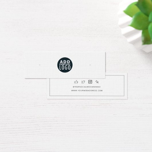 Hinzufügen von Werbeplakatkarten für Firmenlogos (Schreibtisch)