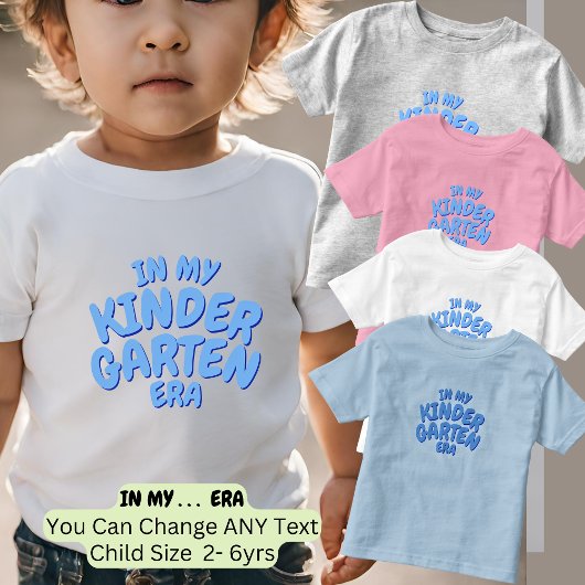 Hinzufügen von Wort in meinem KINDERGARTEN-ÄR Cust Kleinkind T-shirt