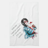 Hinzugefügt Schirm Geschirrtuch (Vertikal)