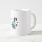 Hinzugefügt Schirmcreme Jumbo-Tasse (Vorderseite Rechts)