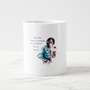 Hinzugefügt Schirmcreme Jumbo-Tasse
