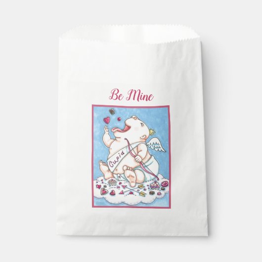 HINZUGEFÜGT ZU LIEBE FUNNY BABY CUPID, SCHOKOLADEN GESCHENKTÜTCHEN (Vorderseite)