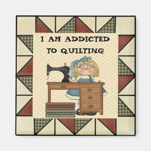 HINZUGEFÜGT ZU QUILTING! Magnet