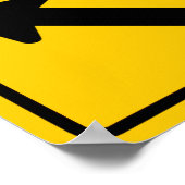 Hinzugefügtes Straßenzeichen (rechts) Poster (Ecke)