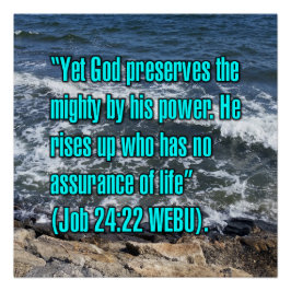 Hiob 24:22 WEBU Poster