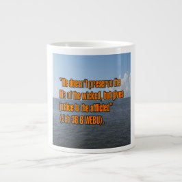 Hiob 36:6 WEBU Tasse