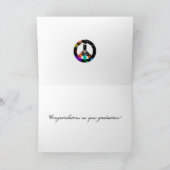 Hip and Groovy PeaCE OUT Karte (Innenseite)