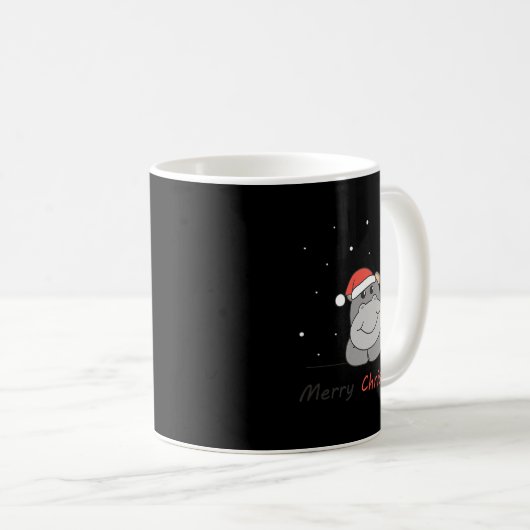 Hip Christmas Merry Christmas Hips Premium Kaffeetasse (VorderseiteRechts)